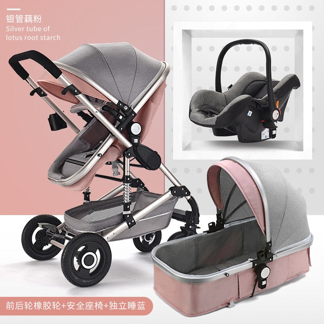 Baby Stroller 3 In 1 Pram