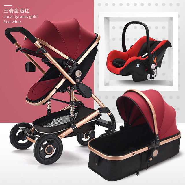Baby Stroller 3 In 1 Pram